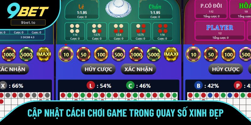 Cách chơi 3 tựa game trong quay số sexy Cách chơi 3 tựa game trong quay số sexy