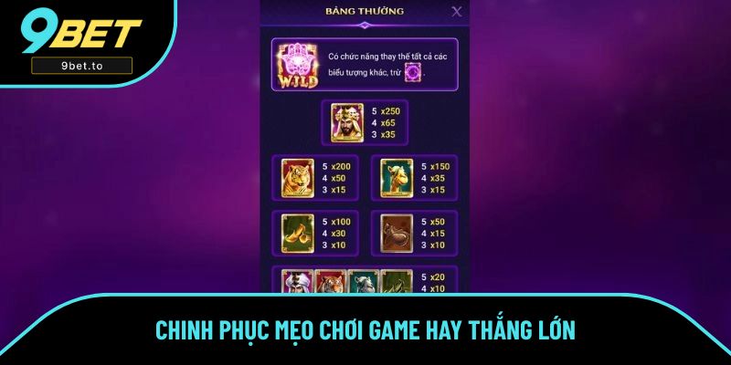 Chinh phục mẹo chơi game hay thắng lớn Chinh phục mẹo chơi game hay thắng lớn