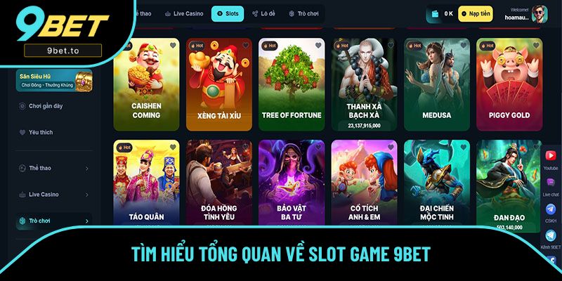 Tìm hiểu tổng quan về slot game 9BET Tìm hiểu tổng quan về slot game 9BET